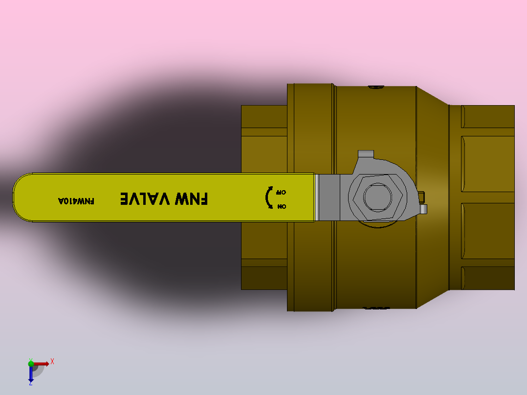 阀门、过滤器FNW-FNW410AM俯视图