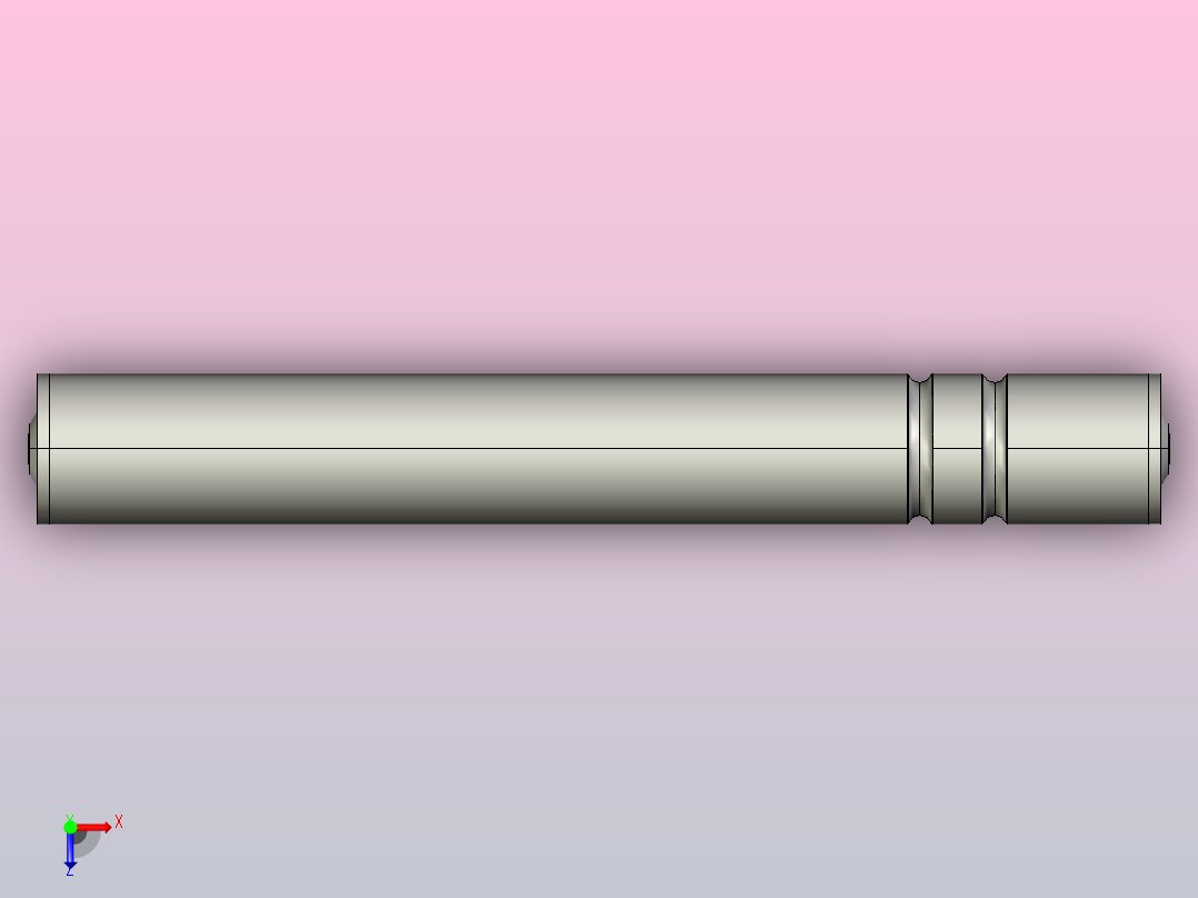 FO2-D60X2.0T-AGL457-RL450-C1塑料双槽O带输送滚筒俯视图