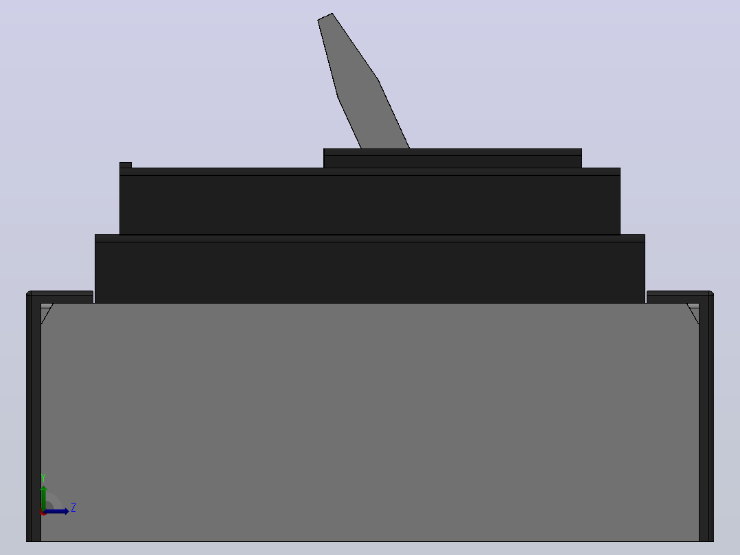 T7 3极╱4极 抽出式[T7 3极 抽出式塑壳断路器]ABB断路器左视图