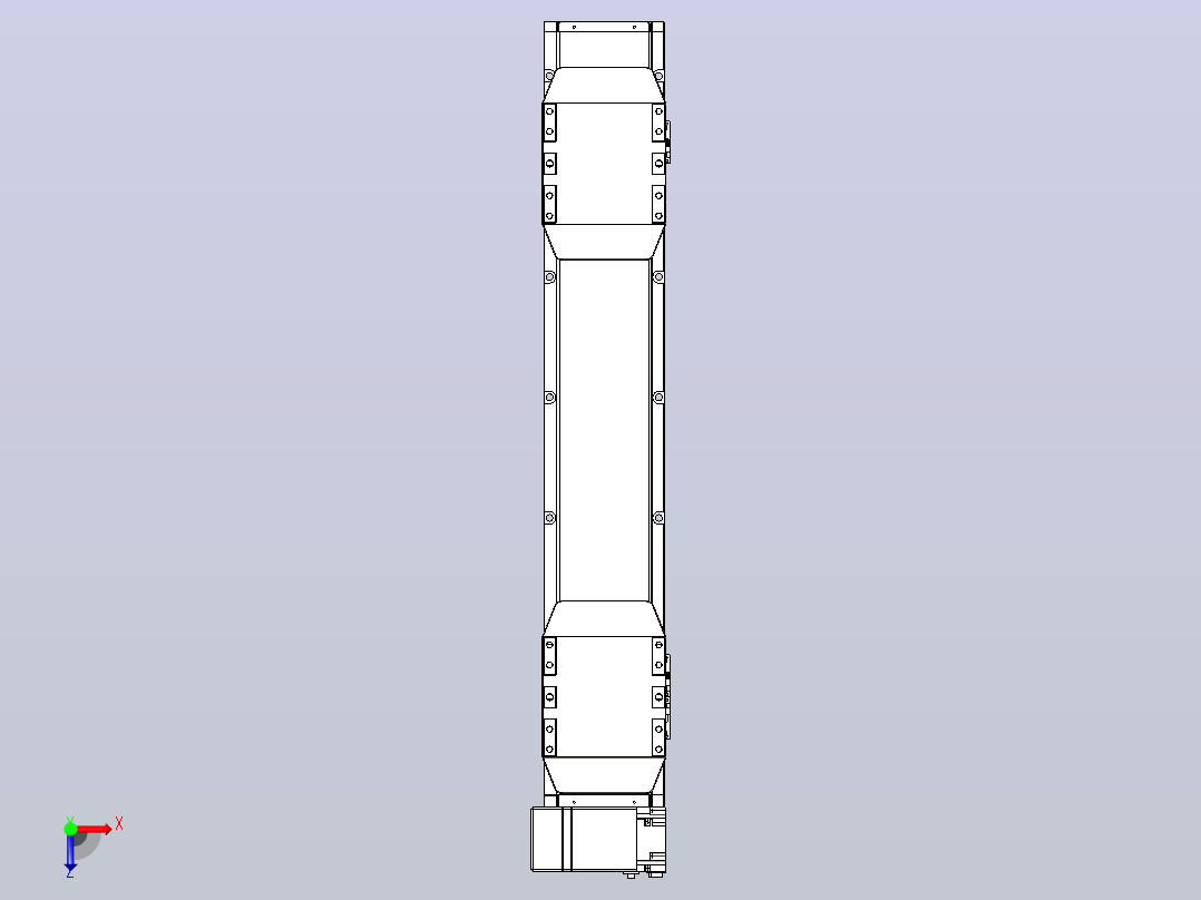 皮带直线轴双滑块型TPA-GCBS-150-P80-L200-LP-M75-N3俯视图