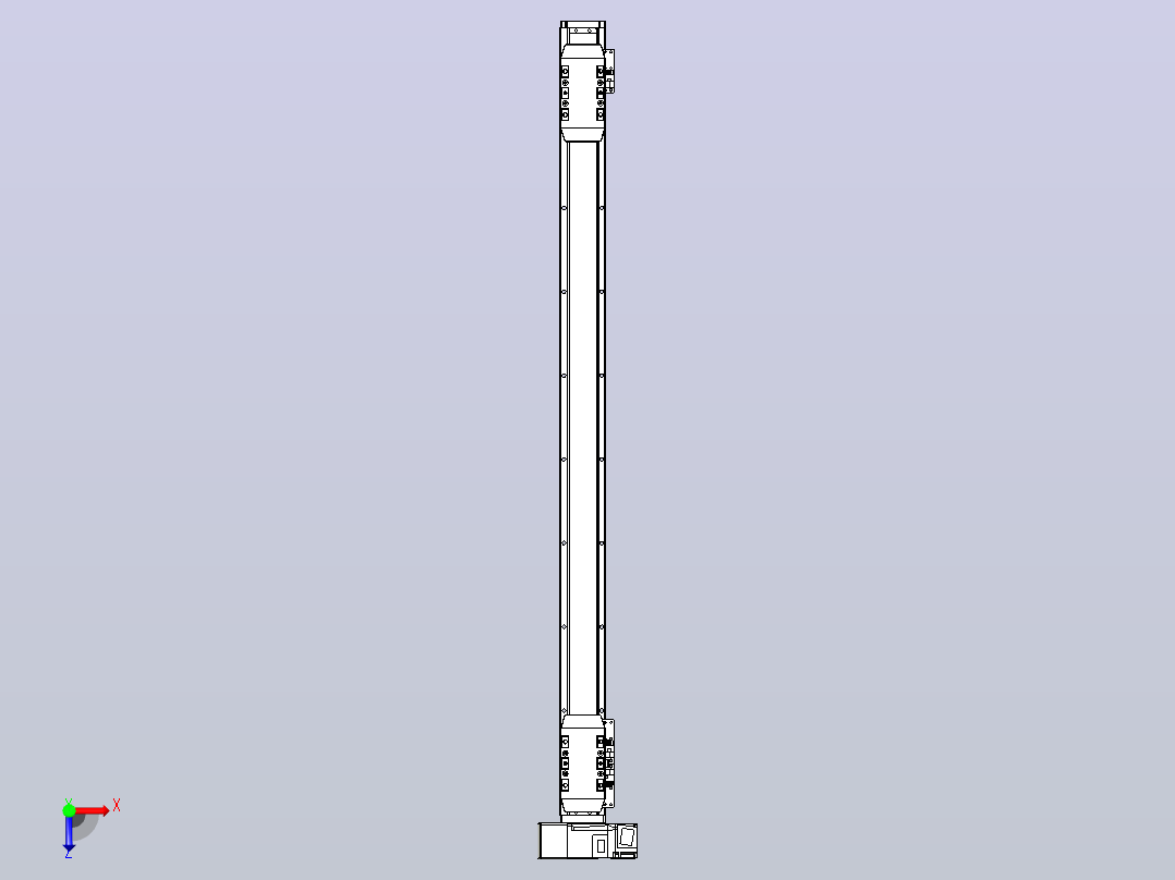 皮带直线轴双滑块型TPA-GCBS-50-P42-L325-LU-M10-N3俯视图