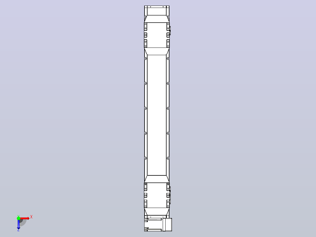 皮带直线轴双滑块型TPA-GCBS-150-P80-L350-RU-M75-N3俯视图