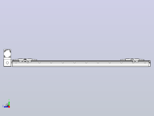 皮带直线轴双滑块型TPA-GCBS-120-P70-L350-LU-M20-N3右视缩略图