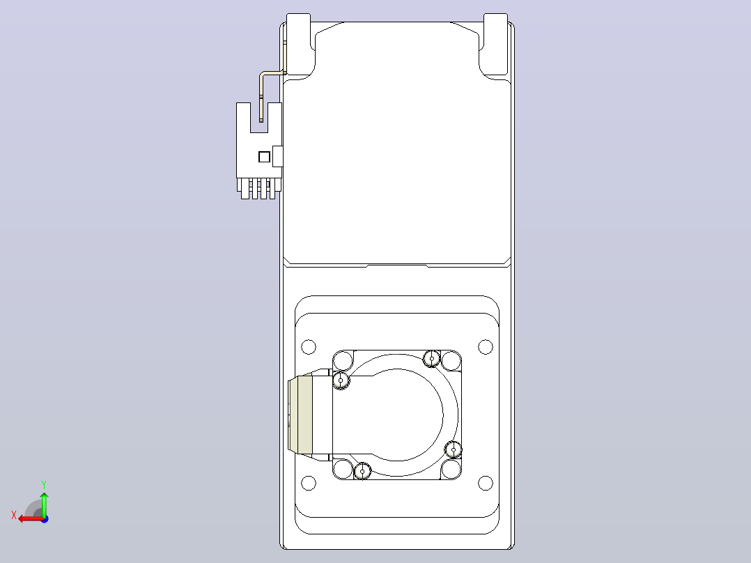 日规模组半封闭丝杆TPA-HNR-65S-1610C-L150-MP-C-P20-N3后视图