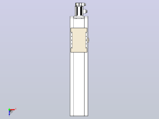 滚珠丝杠直线轴带导轨全封闭TPA-HCR-220D-3210C-L750-M-Y-P1K-N3俯视缩略图