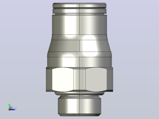 管接头螺纹68PLM-8M-2G系列左视缩略图