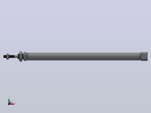 PBSA系列笔型气缸小金井型[PBSA10X60-A]前视缩略图