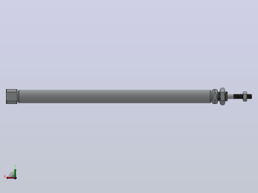 PBSA系列笔型气缸小金井型[PBSA10X60-A]后视缩略图