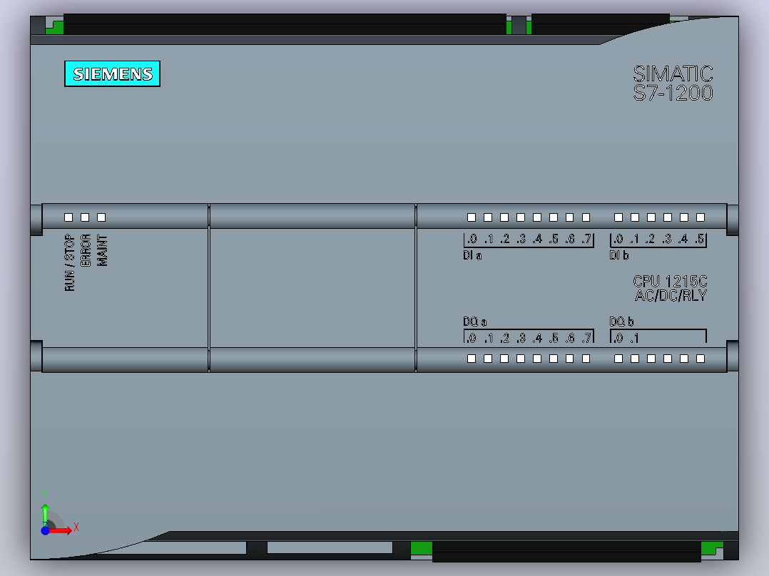 西门子SIMATIC 1215 AC-DC-RLY前视图