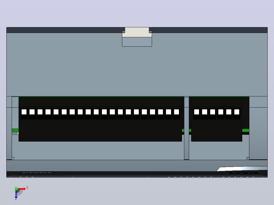 西门子SIMATIC 1215 AC-DC-RLY俯视图