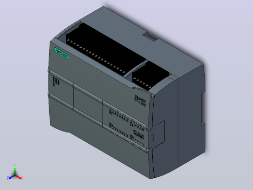 西门子SIMATIC 1215 AC-DC-RLY正等轴测缩略图