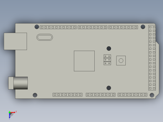 Arduino板模型俯视缩略图