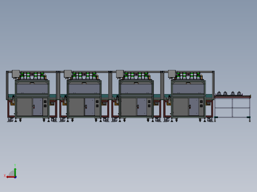 马达焊接流水线后视缩略图