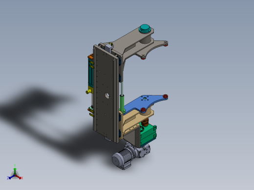 翻转机构sw2016可编辑