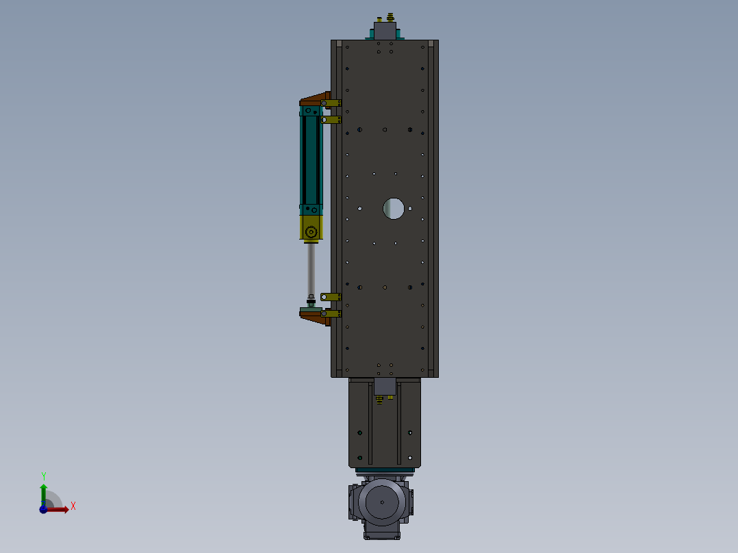 翻转机构sw2016可编辑前视图