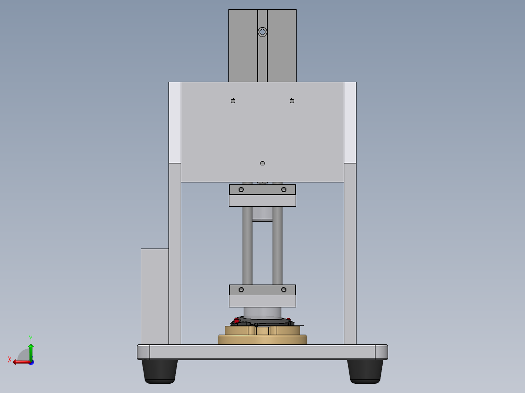 手表贴泡棉治具sw16可编辑后视图