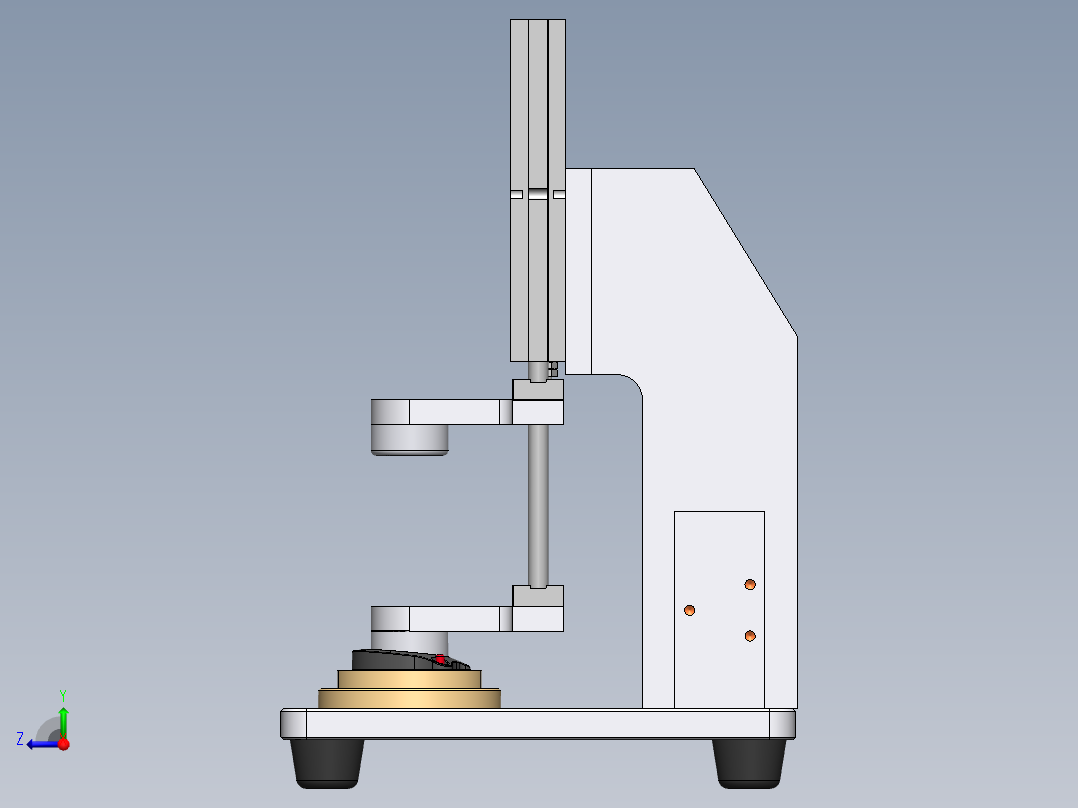 手表贴泡棉治具sw16可编辑右视图