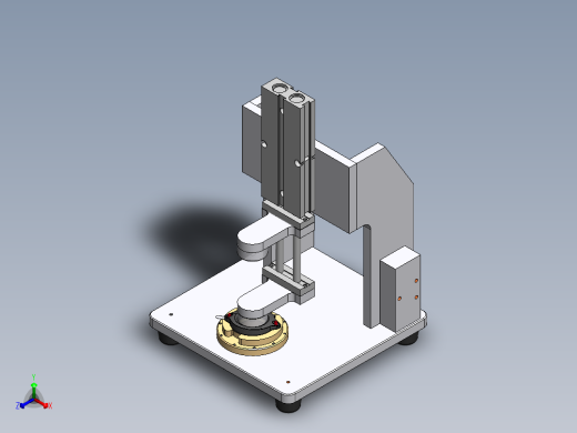 手表贴泡棉治具sw16可编辑正等轴测缩略图