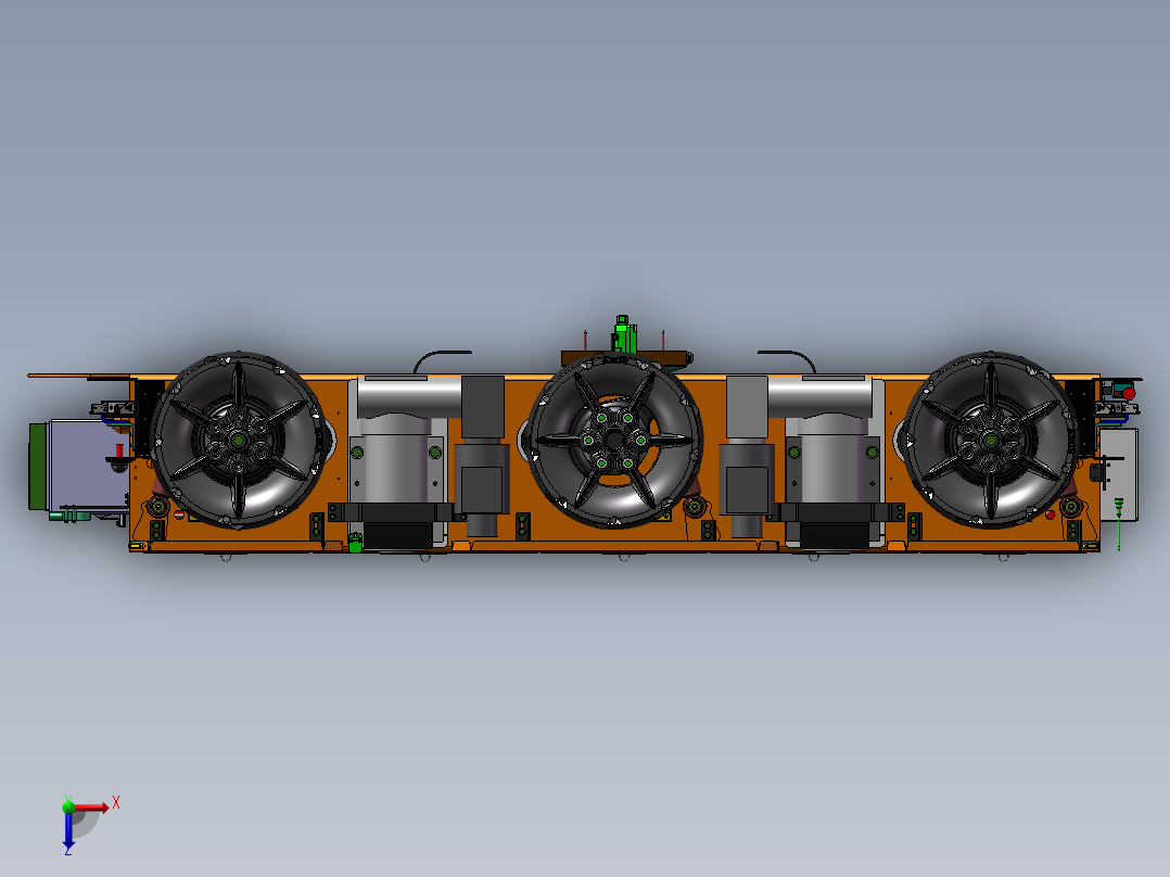 KUKA OMNIMOVE重载型移动式运输平台sw12俯视图