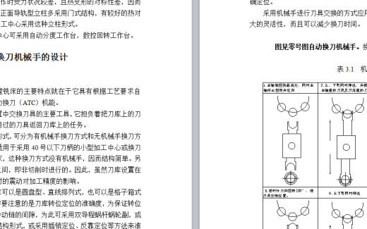卧式加工中心自动换刀机械手设计缩略图