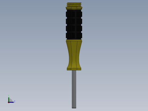 SolidWorks 多功能螺丝刀套装模型左视缩略图