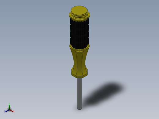 SolidWorks 多功能螺丝刀套装模型正等轴测缩略图