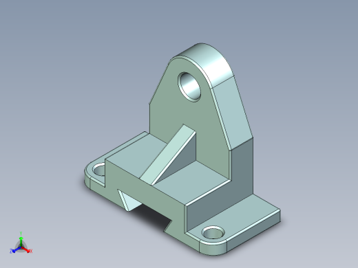 滑轮支架设计图