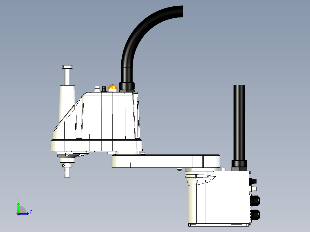 LS-Series SCARA Robot机械臂模型3D图纸 x_t格式左视图