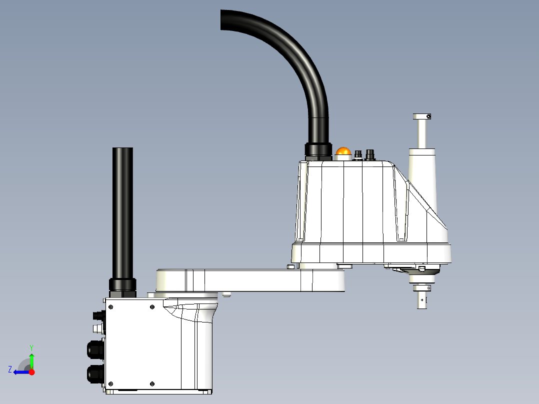 LS-Series SCARA Robot机械臂模型3D图纸 x_t格式右视图