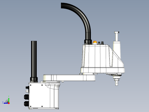LS-Series SCARA Robot机械臂模型3D图纸 x_t格式右视缩略图