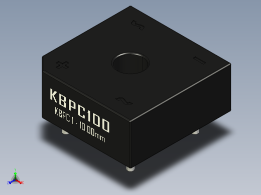 桥式整流器-KBPC 1_Min_Size正等轴测缩略图