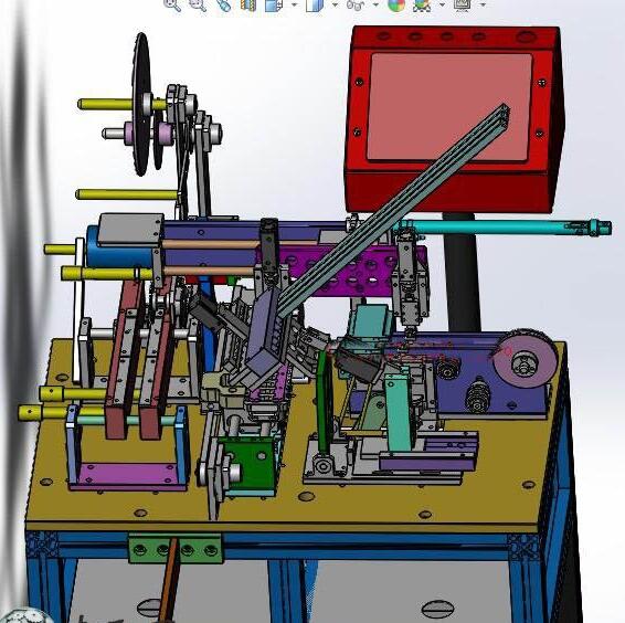 元件自动检测包装机3D模型