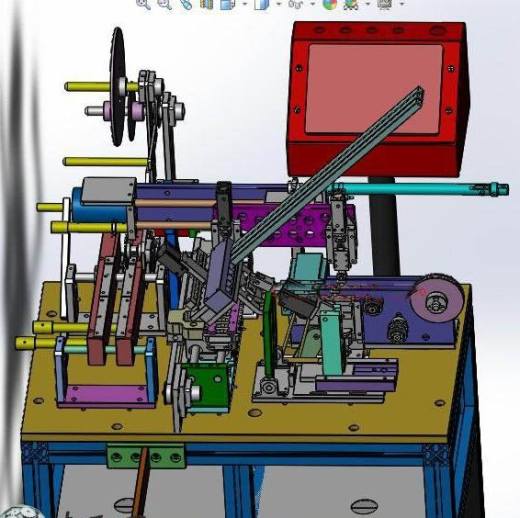 元件自动检测包装机3D模型缩略图