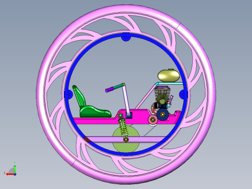 智能单轮平衡摩托后视缩略图