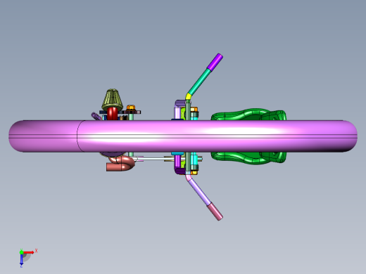 智能单轮平衡摩托俯视缩略图