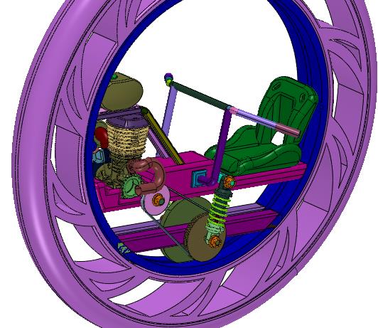 智能单轮平衡摩托