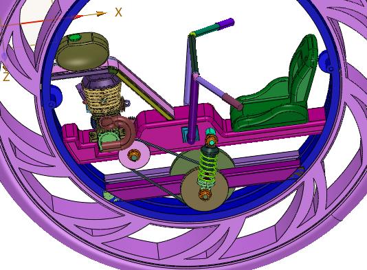 智能单轮平衡摩托