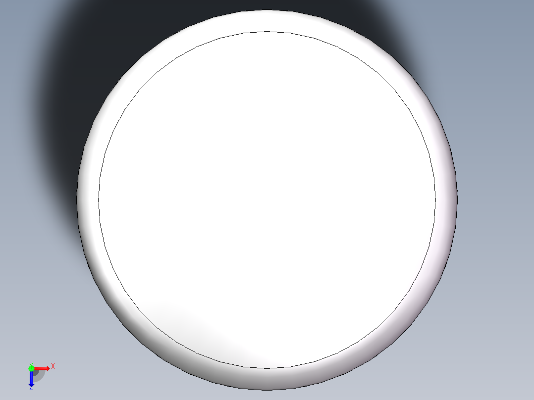 THA碟形封头DN1700俯视图