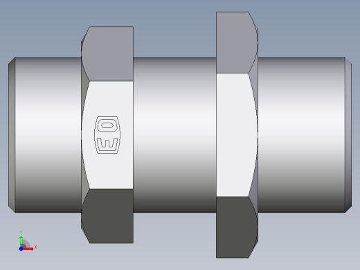 卡套式工业通用硬管接头EO_Bulkhead_union_SV22LOMD71前视缩略图
