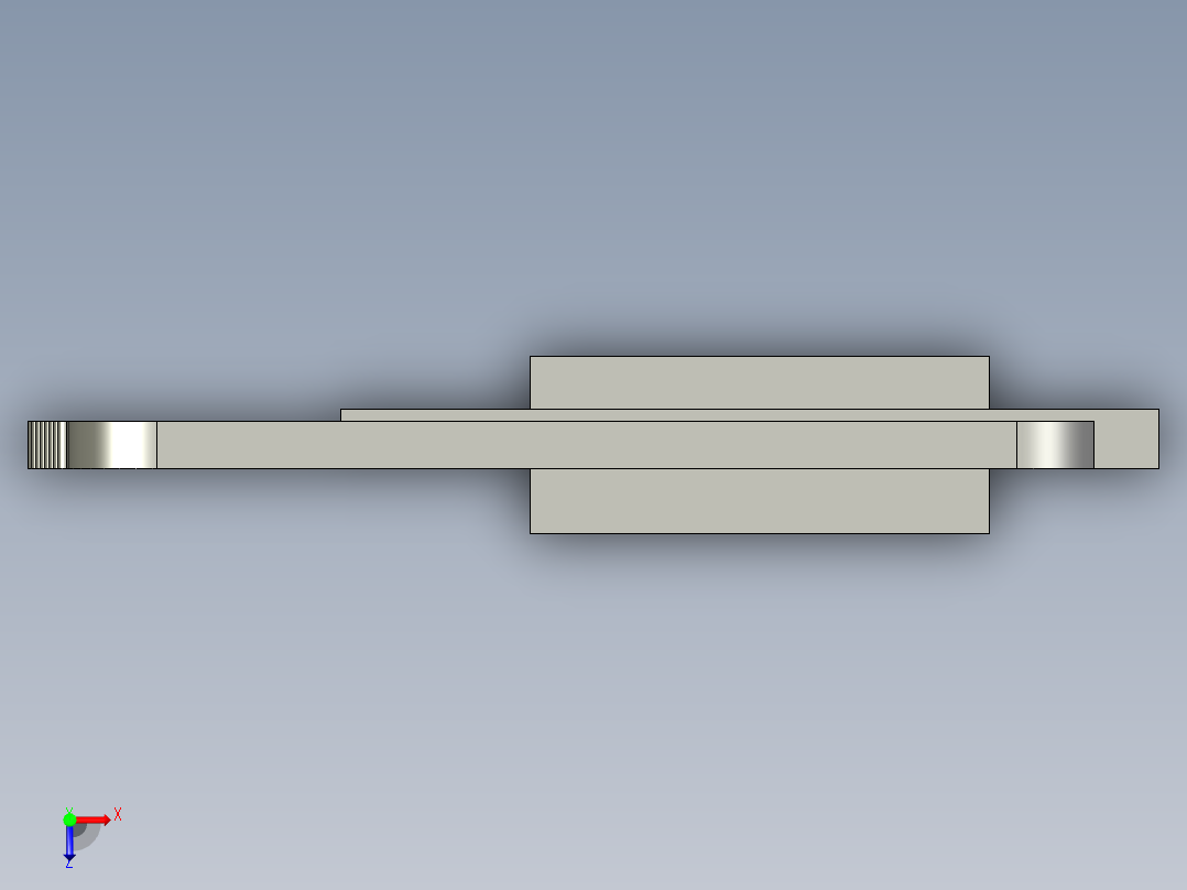 施耐德接线端子3D模型俯视图