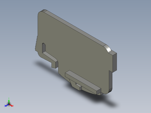 施耐德接线端子3D模型正等轴测缩略图