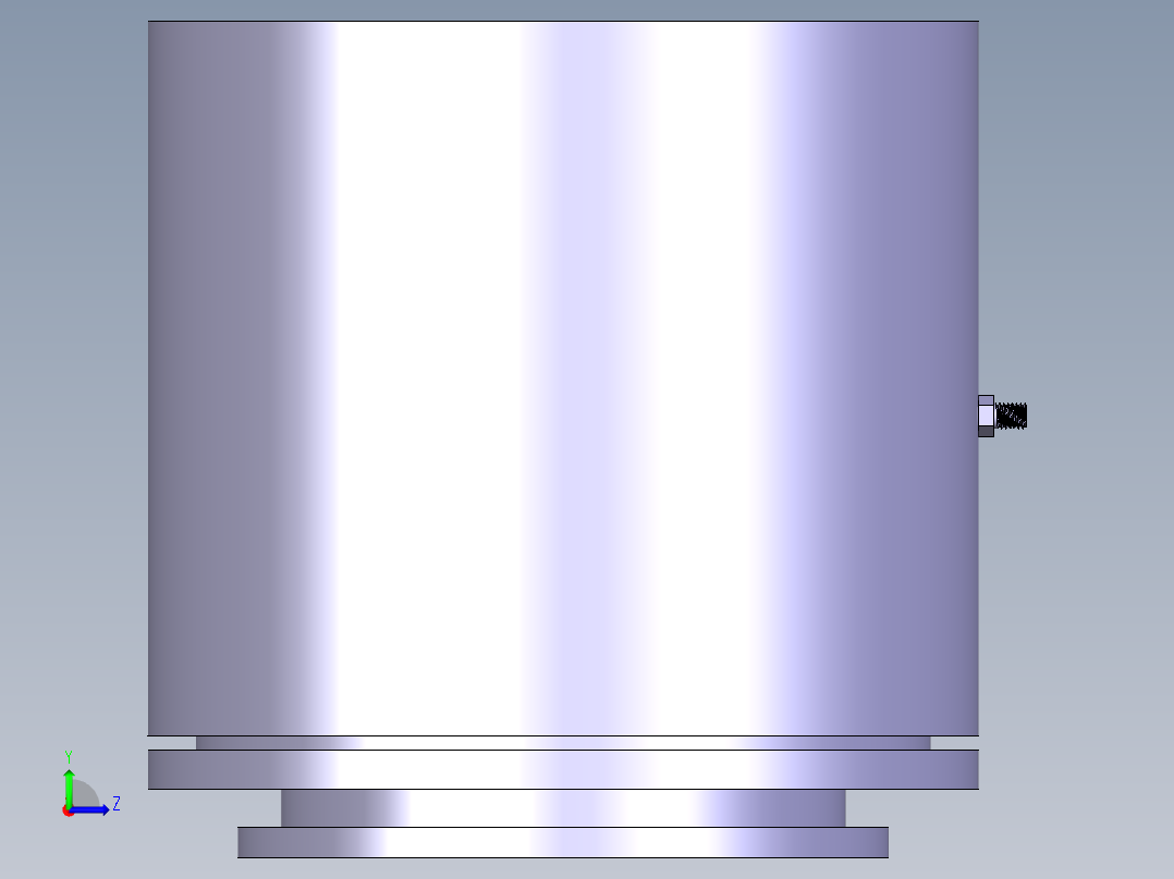 [PVC_EPDM] 测验终端接头Test Termination Fitting左视图