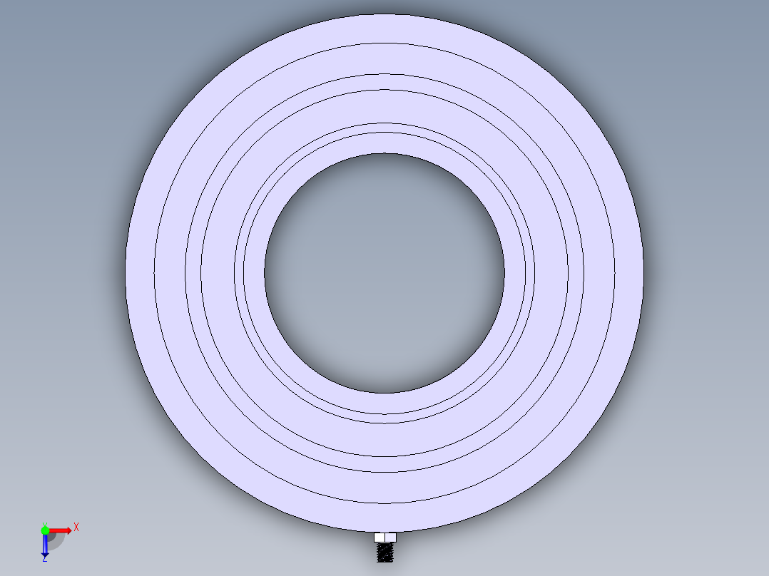[PVC_EPDM] 测验终端接头Test Termination Fitting俯视图
