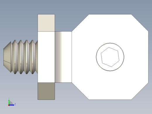 型材-BR 6-6 INNER BRACKET 3842535574左视缩略图
