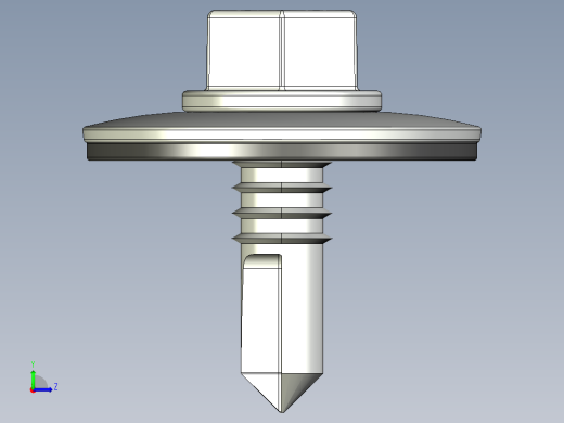 紧固件-STEP Drill-Tip Screw-02左视缩略图