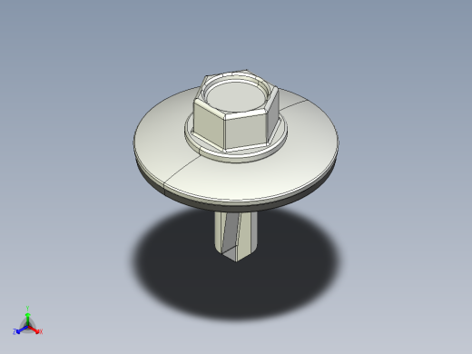 紧固件-STEP Drill-Tip Screw-02正等轴测缩略图