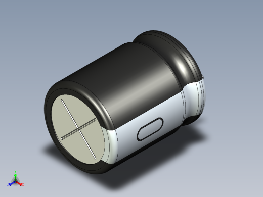 无源元件封装-CAP_RAD_D16x20_POL_BK