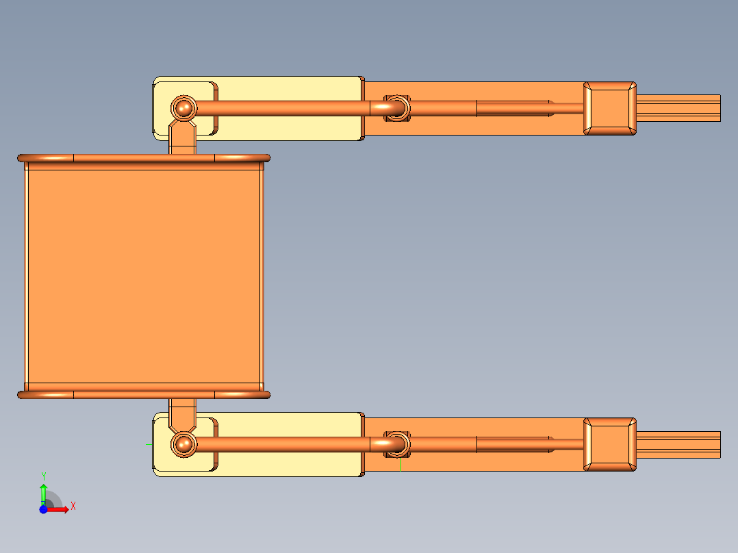 UG升降上车梯前视图