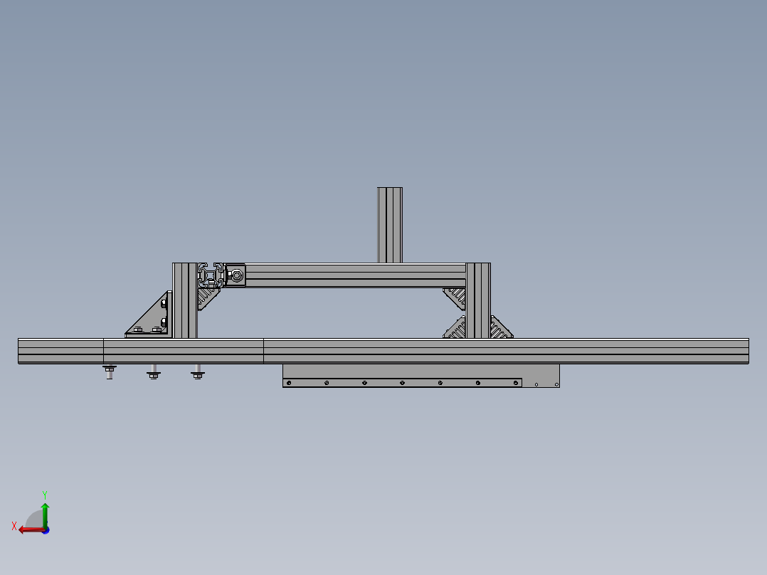 非标焊接机设备后视图