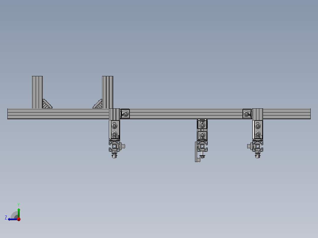 非标焊接机设备右视图